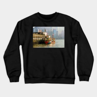 Star Ferry - Hong Kong Island - River Artwork Crewneck Sweatshirt